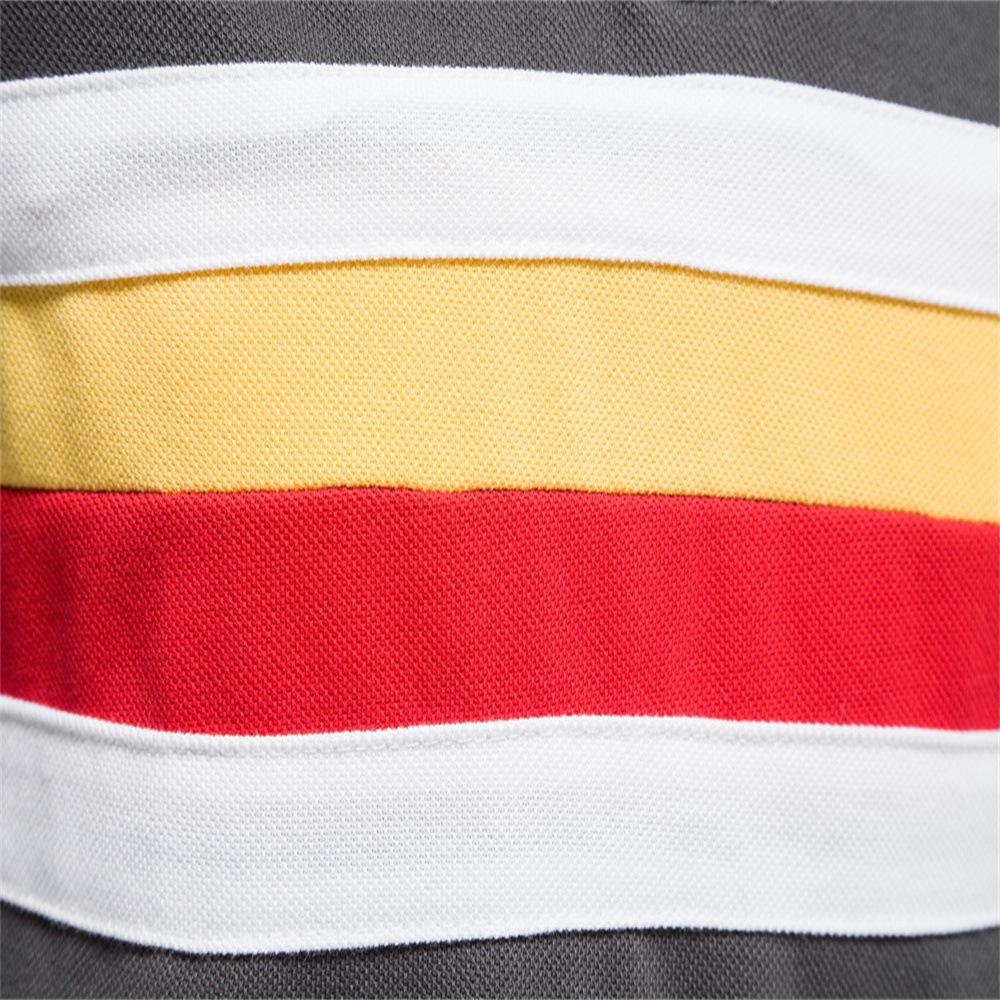 Men's Polo Shirt Commuter Half Sleeve Lapel Stripes