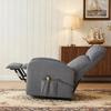 Power Lift Recliner Chair, Electric Lift Chair for Elderly, Infinite Position Adjustment, Linen Fabric, High-Resilience Foam, with Side Pockets,