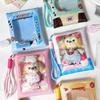 Kawaii Toast Doll Bags for Girls Toys Storage Pink Strawberry Cake Bag 13cm Doll Storage Bags Japan Style New Arrival Wholesales