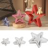 Star Candle Mold Moulds Ornament Decoration Christmas Silicone Molds For Baking Candy Making Tree Ornament Soap Cake Holiday