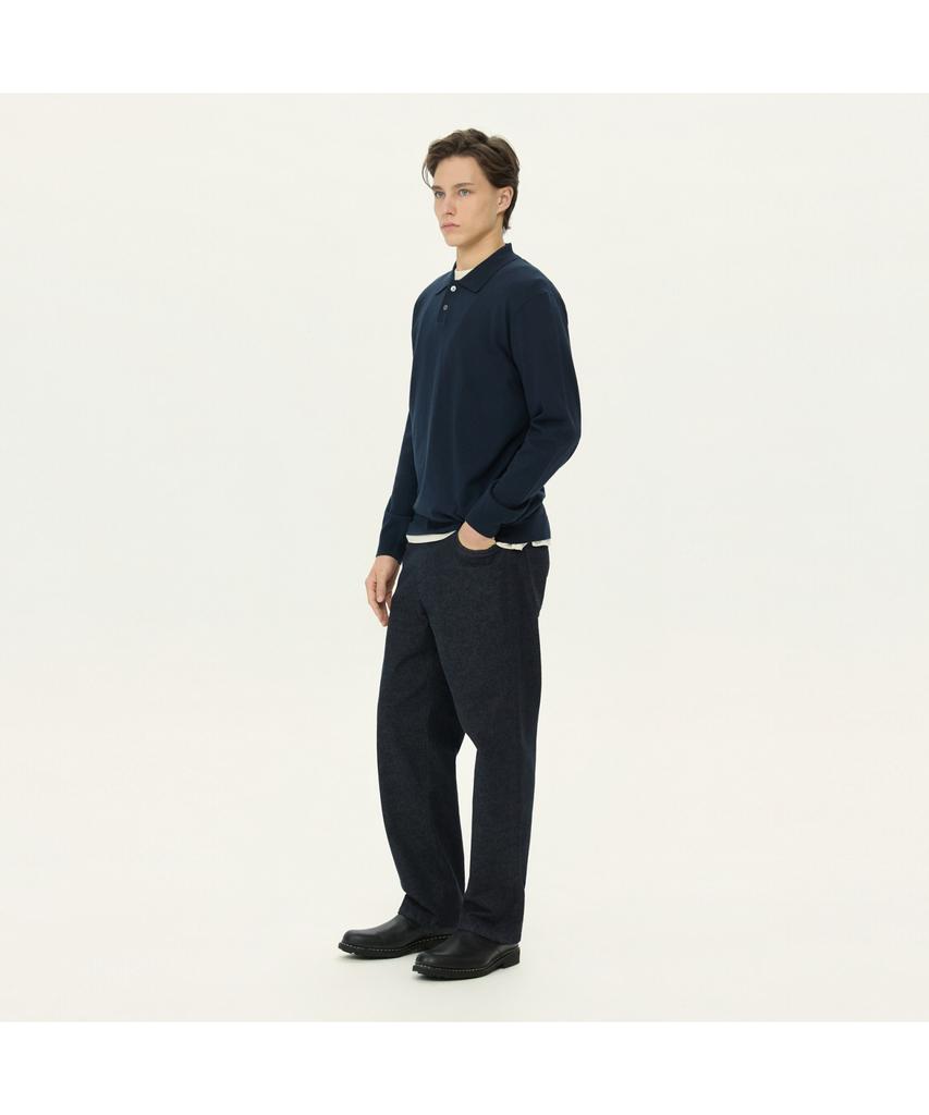 Henlikoteun Raw Denim Pants Ahpam26021Ind