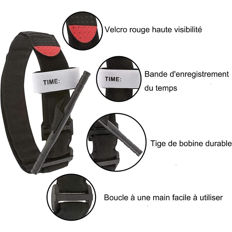 Tourniquet Bag Scissors Tactical Tourniquet Accessories Emergency Kit for Hunting Hiking Heavy Emergency Outdoor Hiking Blood Loss Control