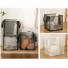 Square Mesh Laundry Basket Single/Double Layer Dirty Clothes Storage Basket  For Bathroom