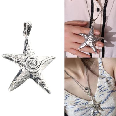 Exaggerate Star Pendant Mini Star Dangle Charm Pentagram Dangle Bead-Girl Y2K Jewelry Making Necklace Bracelet Craft