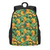 Oil Painting Backpack Flowers Print Daily Backpacks Women Men Style School Bags Custom Soft Rucksack