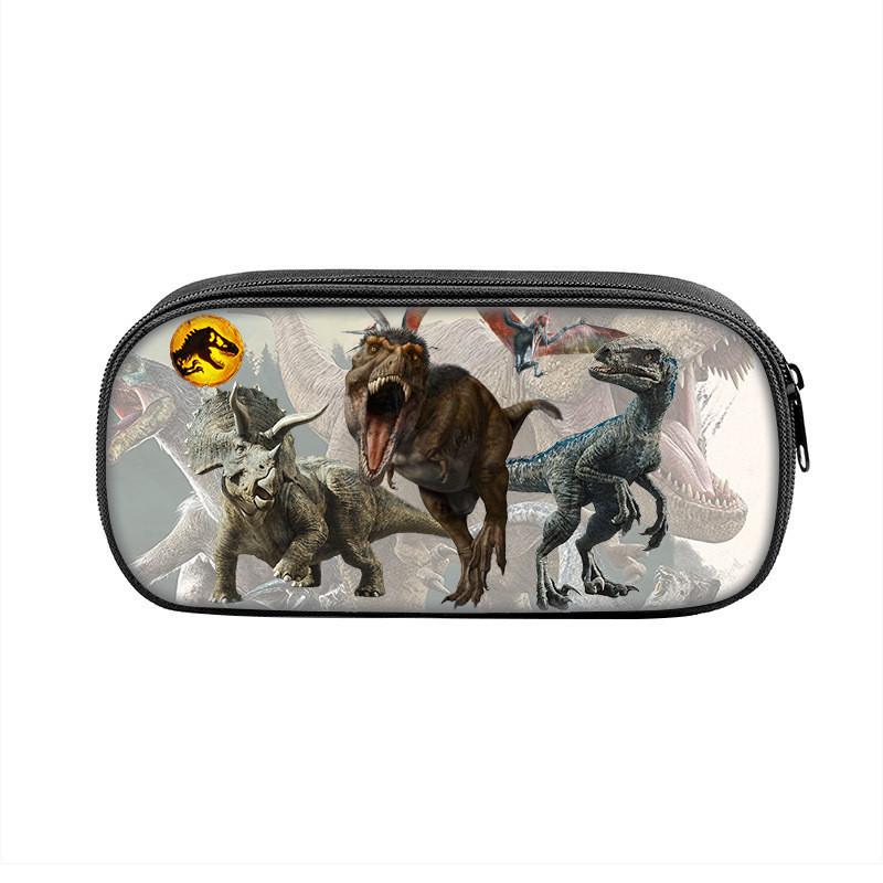 Jurassic World 3 Pencil Case With Nylon Material For Students And Kids