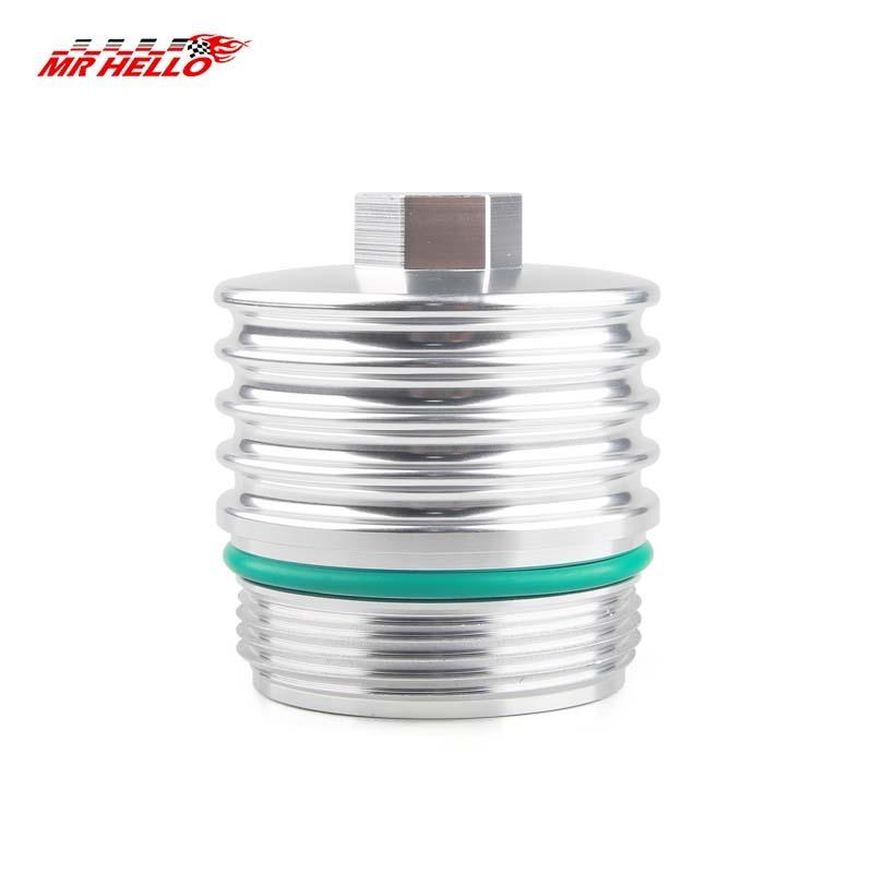 Coole Ölfiltergehäusedeckel aus Billet-Aluminium Für BMW Motoren B46/B48/N47 2,0L Für BMW Motoren N57 3,0L