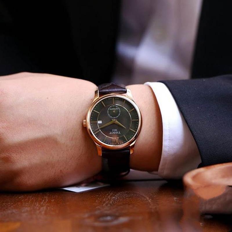 Tissot Junya Collection Automatic Mechanical Movement Men's Watches Watch 40mm Coffee Watch Dial T063.428.36.068.00