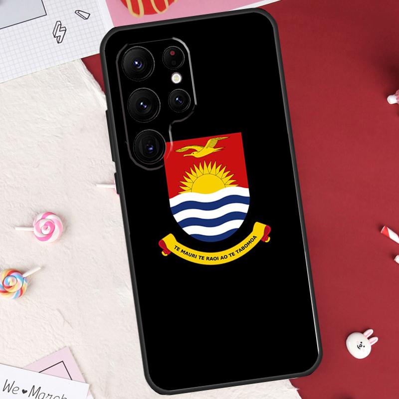 

Kiribati Passport Flag Map Case For Samsung Galaxy S26 Ultra S23 S22 S21 S20 S24 S25 Ultra S10 Plus S25 FE Cover Shell Galaxy S24Ultra