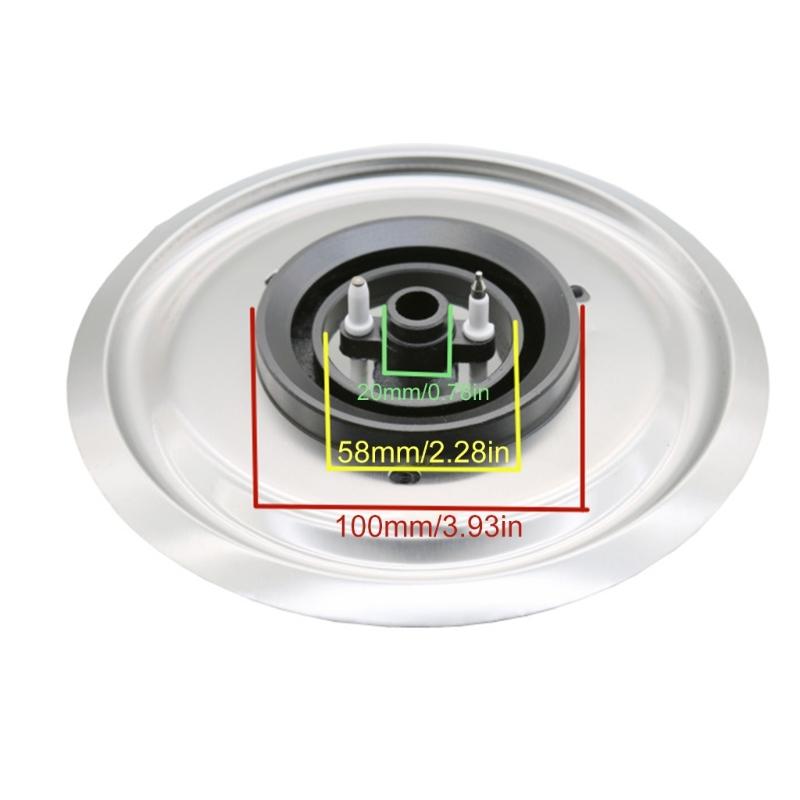 4Pieces Set Kitchen Appliance Part Embedded Stove Diffusers High Foot Burners Core Copper Texture for High Leg Stove