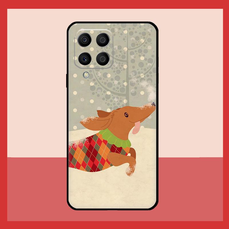 Dachshund Silhouette Dog Case For Samsung Galaxy M12 M52 M06 M16 M36 M56 M33 M15 M55 M31 M13 M14 M53 M32 M35 M34 M54