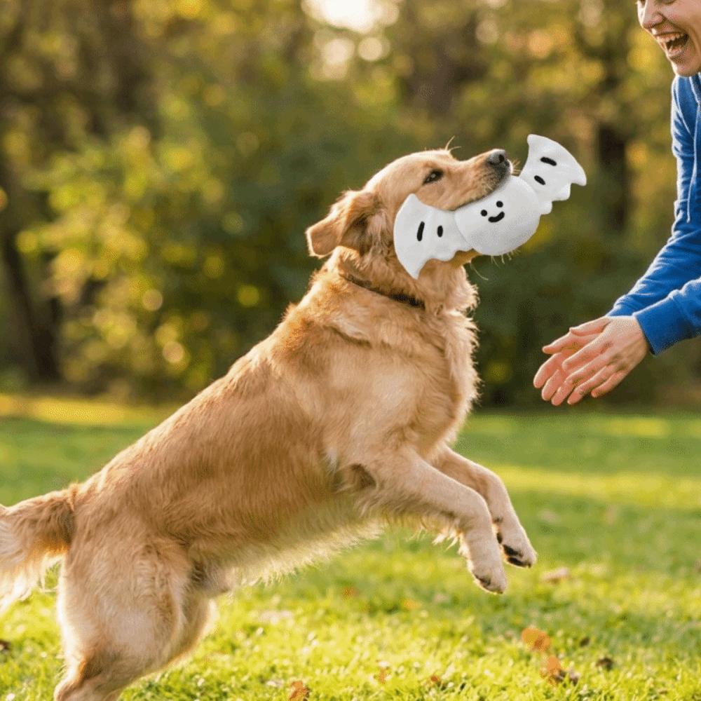 Blaffende Hond Knuffel Kauwspeeltje Zacht Pluche Hond Halloween Speelgoed Piepend Puppy Speeltje Tandenpoetsen
