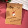 Christmas Necklace, Hot-selling Christmas Ornaments In Europe and America, Colorful Oil Drop Pendant, Christmas Tree Neck Chain, Necklace Ornament.