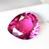 Natural Pink Ruby Certified 9.14 Ct Pear Cut Gemstone For Birthstone Jewelry