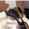 Brown Sunglasses Men'S High-End Sunscreen Sunglasses For Driving, Large-Frame Toad Glasses, Large-Face Sunshade Glasses For Women