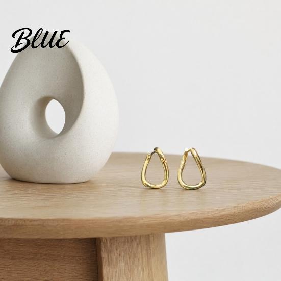 Earrings 1 Pair Geometric Huggie Hoop for Women Casual