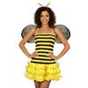 Halloween Bees Costume Accessories Set Bumble Bees Wing Antenna Headband Tutus Dress Bees Outfits for Adult Womens Gift