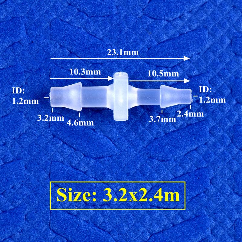 10Pcs/Lot 1.6~25mm PP Pagoda Reducing Direct Connectors Aquarium Tank Adapter Air Pump Barb Hose Joint Garden Irrigation System Water Pipe Connector