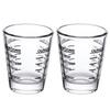 Yuhin Online Shop Espresso Shot Glass, 1oz30ml, Measuring Cup with Graduated Measuring Cup, Made of Thick, Heat-Resistant Glass, Perfect for Sake,