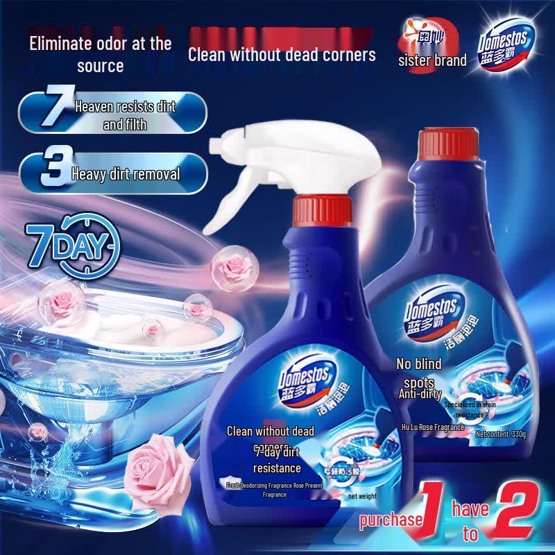 Domestos Scented Toilet Cleaning Foam