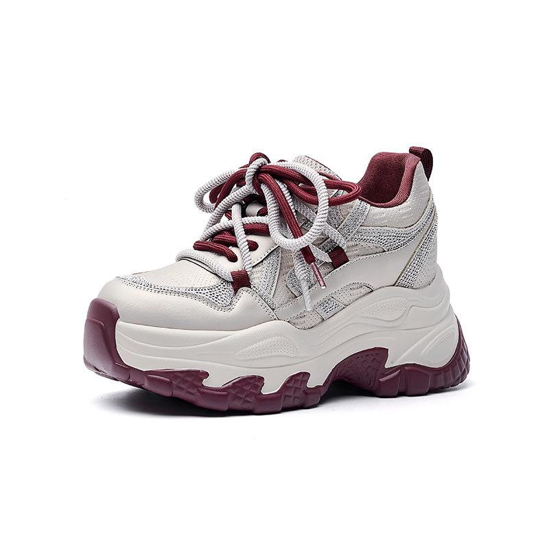 Daddy shoes women s ins tide spring new small thick-soled women s casual versatile sports women s shoes 34