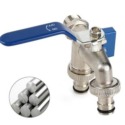 Garden Watering Valve Switch Garden Irrigation Water Splitter Connector Water Faucet  Outdoor