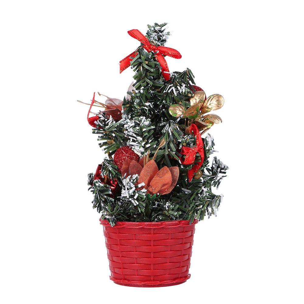20cm Gift Party Decor Navidad Decoration Artificial Plant Table Xmas Tree Mini Christmas Tree Desktop Ornament