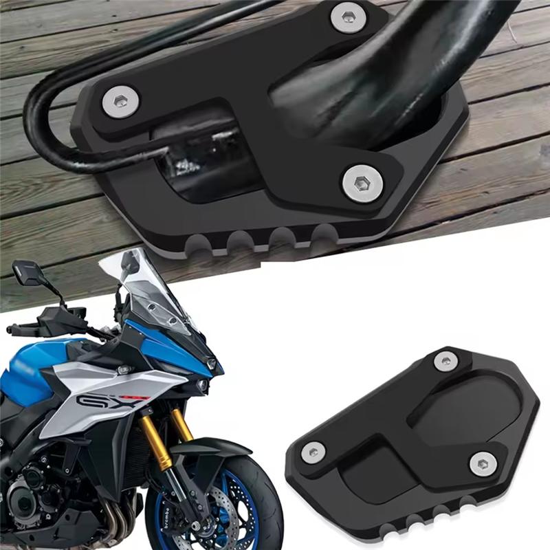 A16P-Motorcycle Accessories Foot Support Side Support Pad For GSXS1000GX GSXS-1000GX 2024 Extended Side Support Extended