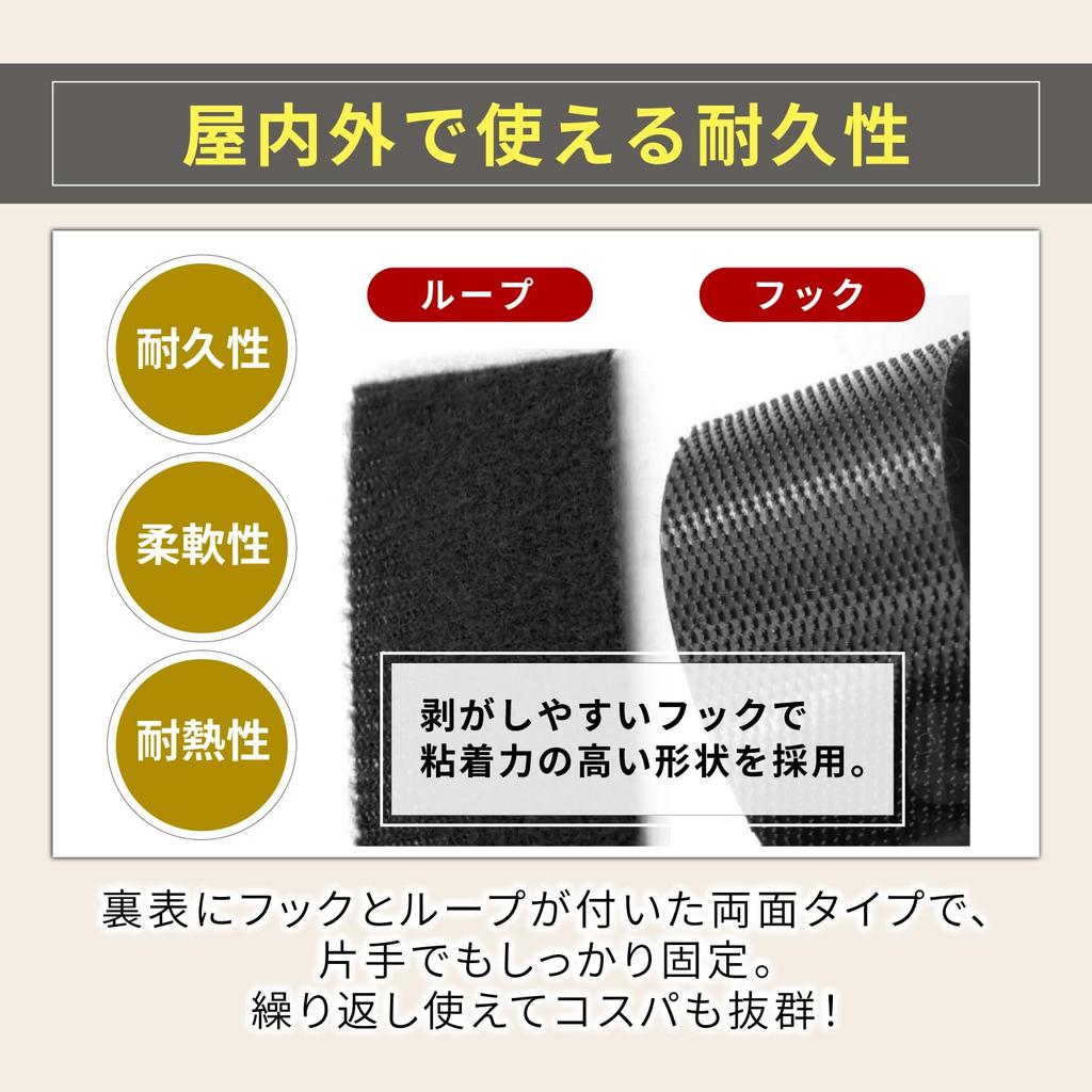 Blue Velcro Tape Fastener Tape Cable NYANDELMO ND-0004-R02-BU-1.5cm X 5m Wide