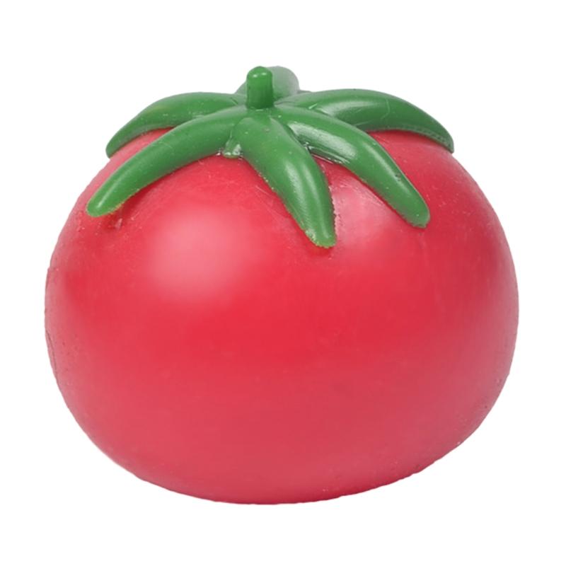 

Tomato Balls for Kids &Adult Novelty Stress Relief Fidget Toy Anti-Anxiety Toys Pressure Ball Sensory Therapy Relax Toys 1