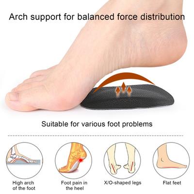 Arch Support Shoe Insoles for Men Women Adhesive Foot Arch Support Pad for Flat Feet Heel Pain Plantar Fasciitis Relief