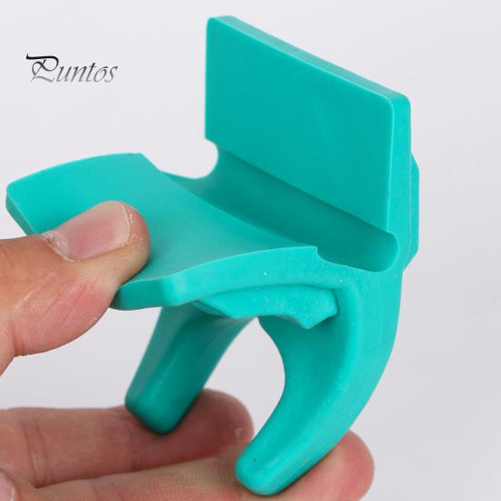 1 Pair Silicone Bucket Fishing Rod Holder Portable Lightweight Non-slip U-shaped Clamp-on Lure Container Bucket Fishing Pole Rest Rack Raft Fishing