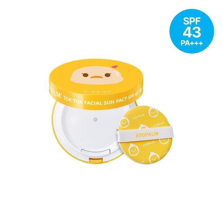 ATOPALM Tok Tok Facial Sun Pact SPF43 PA+++