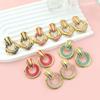 European Geometric Personality Earrings - Small, Exaggerated Styles In Light Luxury Stainless Steel Studs