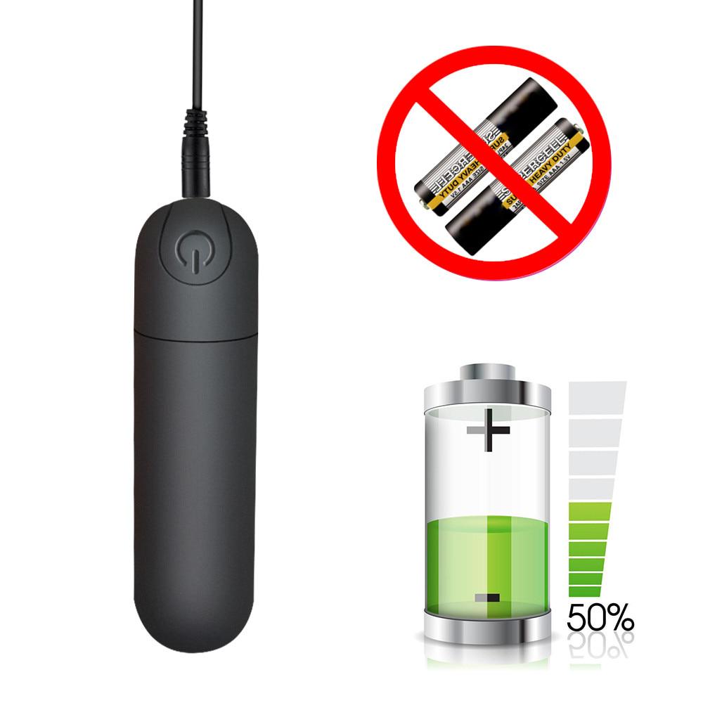 Mini Adult Vibrating Bullet Waterproof Vibrator G-spot Massager Shake Rechargeable USB Vibrator
