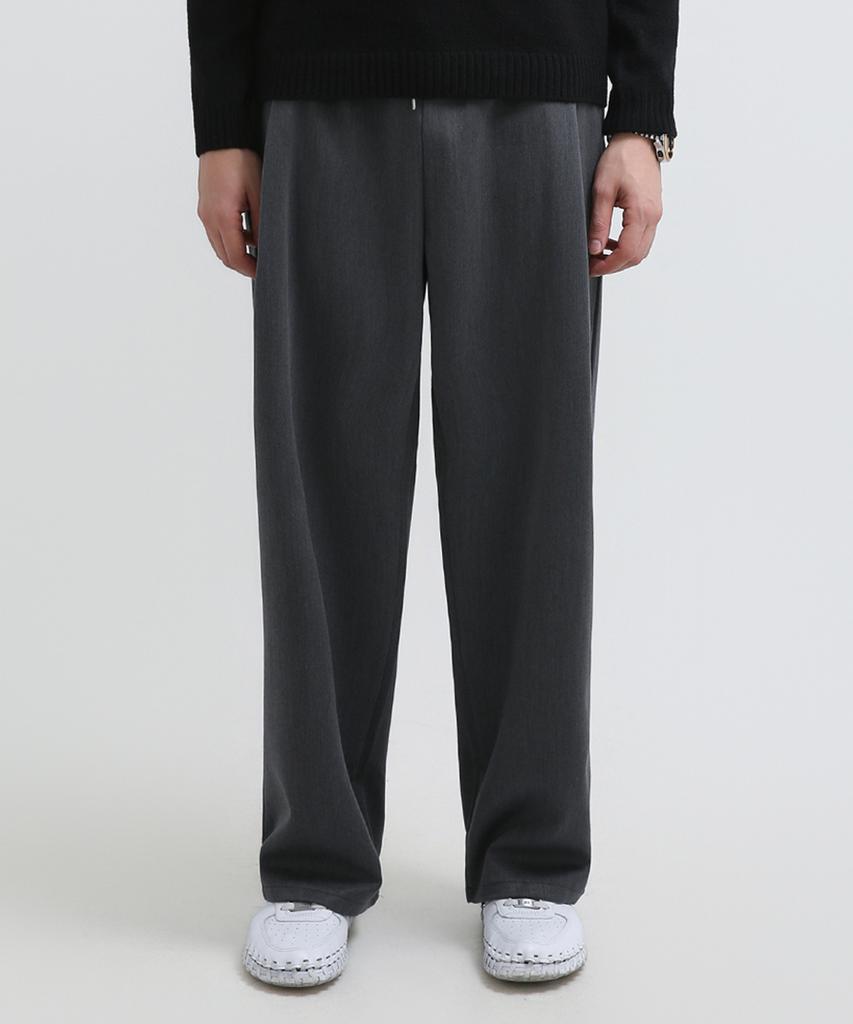 Seuteulaikeu Modern Tr Relax Trousers (Dark Grey)