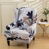 Pokrowiec na fotel z nadrukiem elastycznym Spandex Elastyczne pokrowce na fotele Europa Pokrowce na sofę Wingback Relax z pokrowcem na poduszkę siedziska