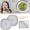 Kitchen Sink Filter, Silicone Bathroom Shower Hair Catcher, Reusable Sink Strainer for Hair and Debris
