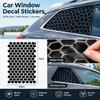 Car Window Decal Stickers for Truck SUV 75x50cm Honeycomb Hexagon Car Side Rear Windows Sun Shade Film Matte Vinyl Sticker
