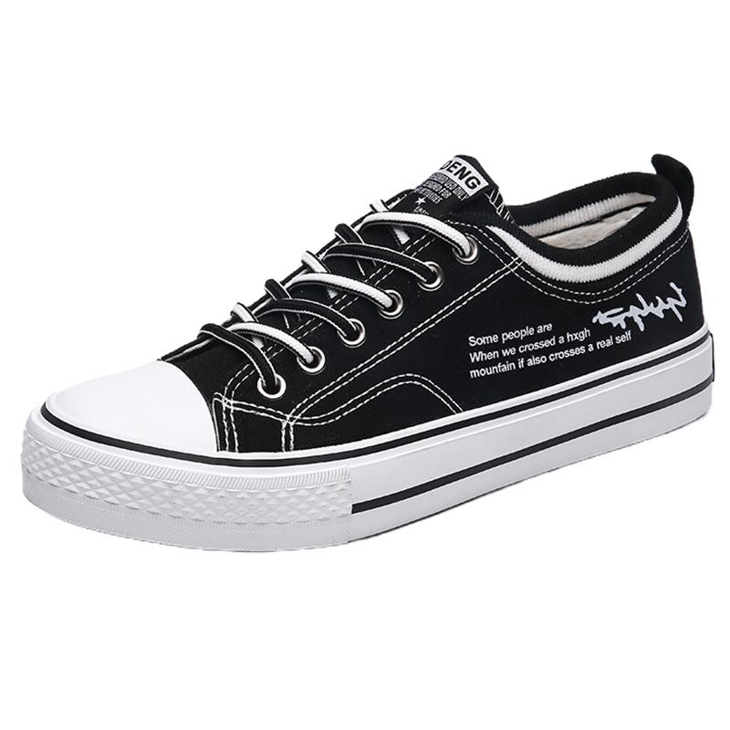 2025 New Spring Men's Canvas Shoes Men's Board Shoes Versatile Breathable Shoes Trendy Shoes Korean Version Casual Shoes Men's