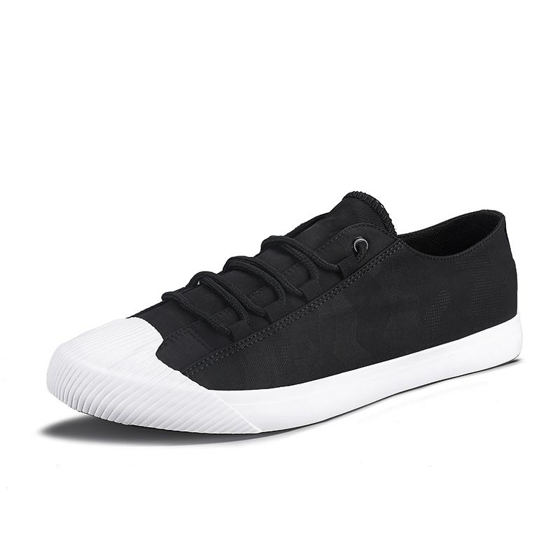 Holfredterse Men Casual Flat Canvas Shoes Lace Up Breathable Comfortable Shoes Spring Autumn Lightweight 9322 Black/Grey/Green