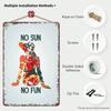 Metal Poster Vintage Woman Funny Wall Art 8x12 Inch Home Decor Sign