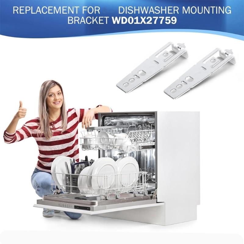 Dishwasher Installation Bracket WD01X27759 Easy to Install Mounting Part for Non Professionals Cost Effective Solution