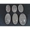 300Cts.Natural Pink Rose Quartz Oval Shape Cabachon Loose Gemstone 06Pcs Lot C-2519