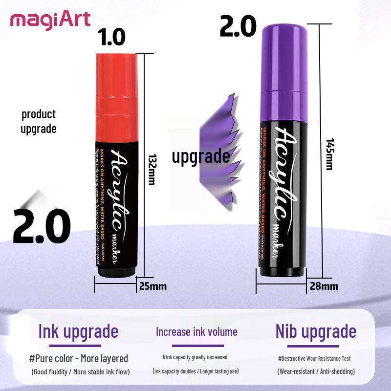 Somich 15MM Large Capacity Acrylic Marker for Posters & Graffiti
