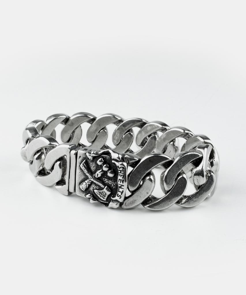 Sheen666 566 Chain Silver Bracelet