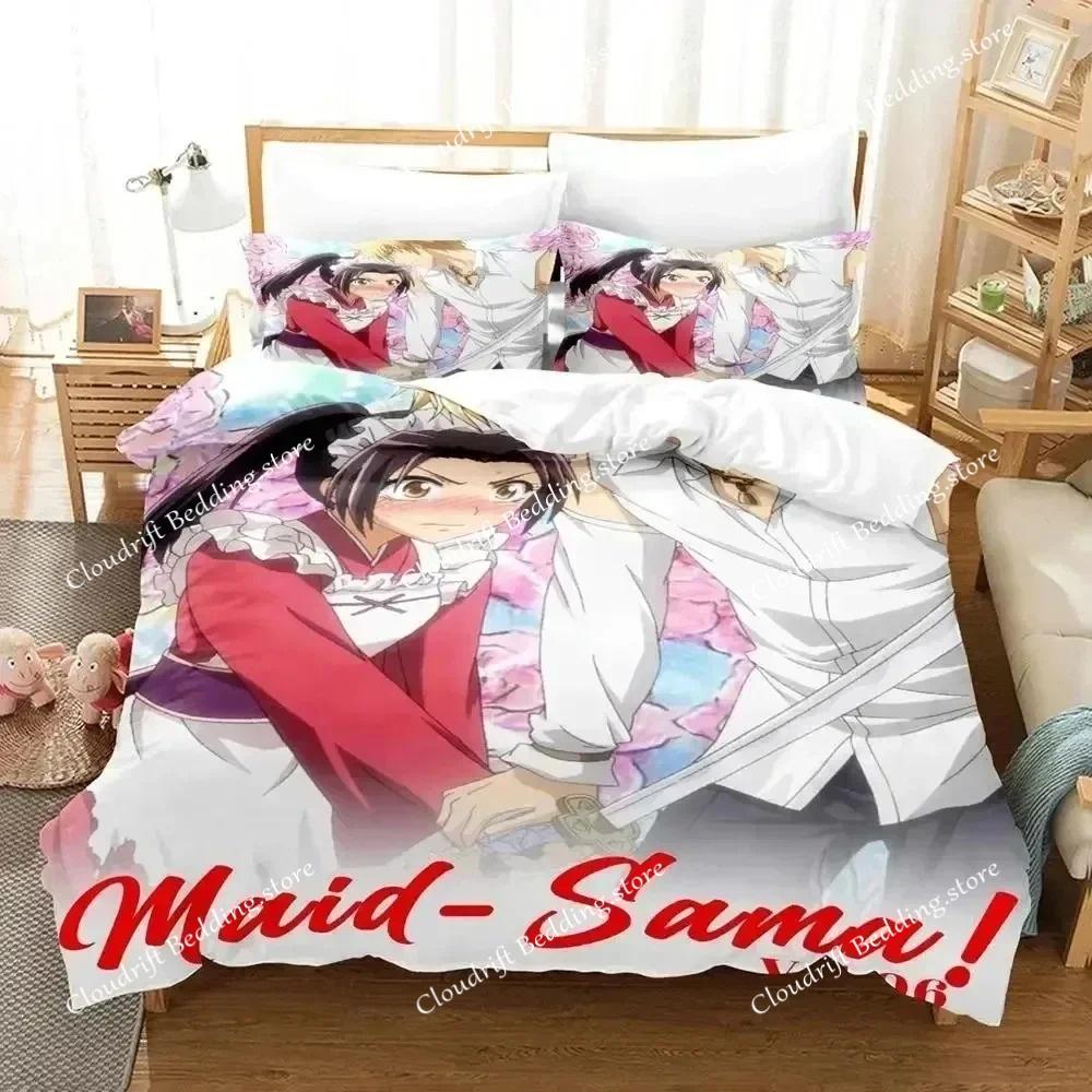 Anime Maid Sama Misaki Bettwäscheset Bettbezug Bettset Steppdeckenbezug Kissenbezug Steppdecke King Queen Size Jungen Erwachsene Bettwäscheset S