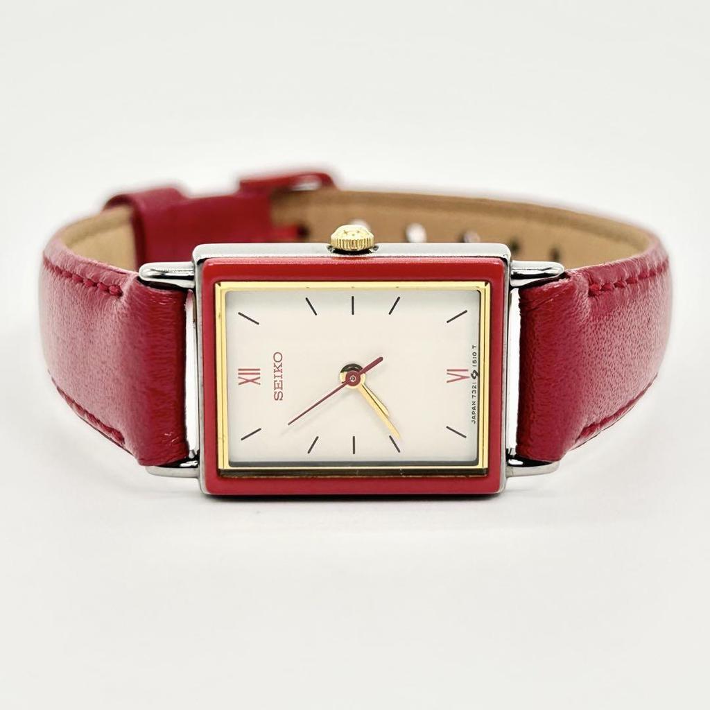[USED] Rare Seiko Square 7321-5940 Quartz Wristwatch