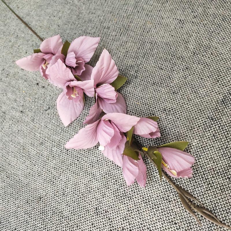 

Butterfly Silk Gladiolus Flower Wedding Decor Bridal Centerpiece Decoration Home Purple