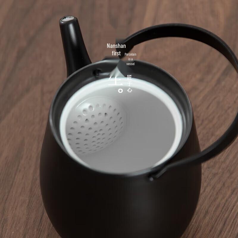 Mr. Nanshan Ceramic Kung Fu Tea Set with Thermostatic Tray